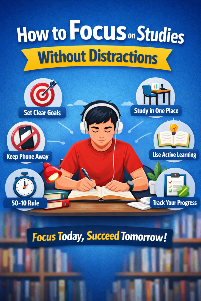 How to focus on studies effectively